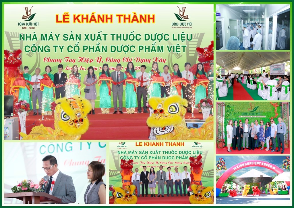 Lễ khánh thành Nhà máy SX thuốc dược liệu Việt - Công Ty Cổ Phần Truyền Thông Và Sự Kiện Phan Đăng